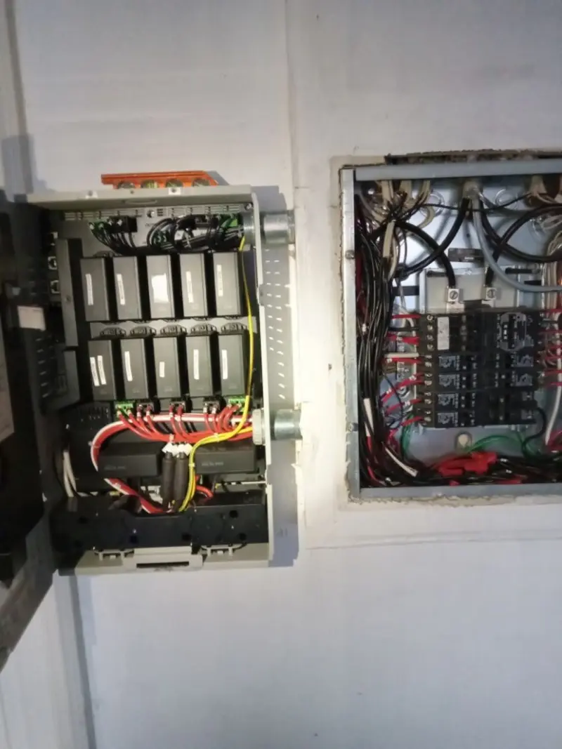 Electrical panel upgrade completed for Ring Doorbell Installation in Erlanger